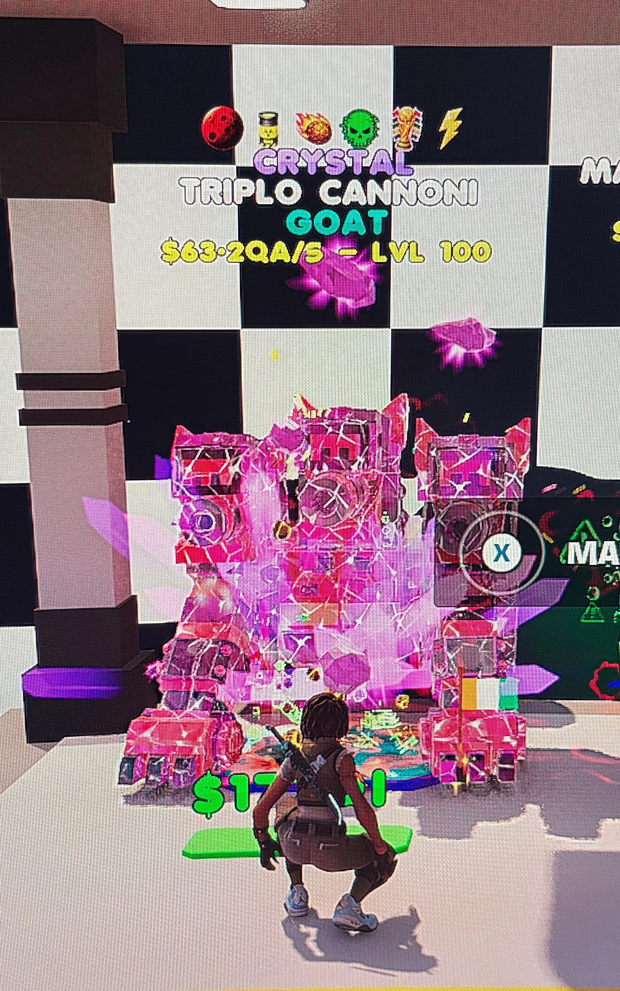 Fortnite kick a lucky rot triplo cannoni
